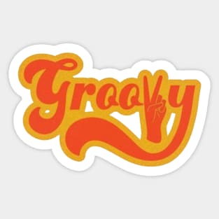 groovy Sticker